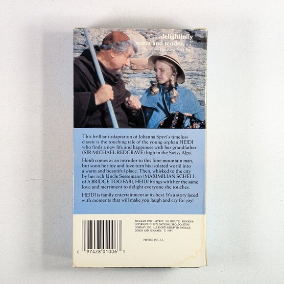 3/$15 1979 HEIDI classic movie VHS - Picture 7 of 8